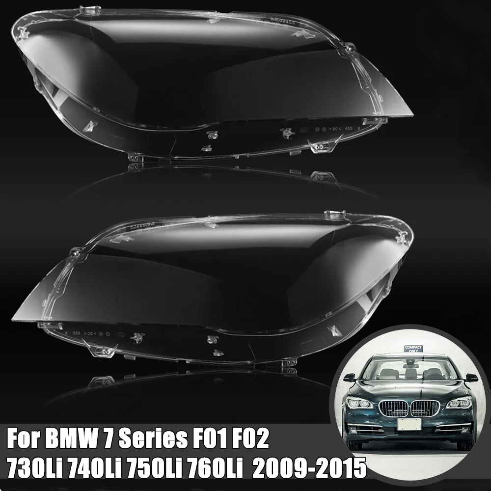 

Car Front Headlamp Cover Transparent Lampshades Lamp Shell For BMW 7 Series F01 F02 730i 735i 740i 745i 750i 760i 2009-2015