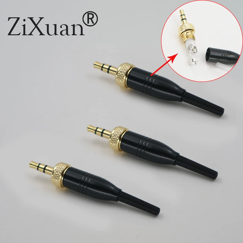 Черный металлический корпус для микрофона Sony Sennheiser Pro 3 шт. 5 мм 1/8 дюйма запасной