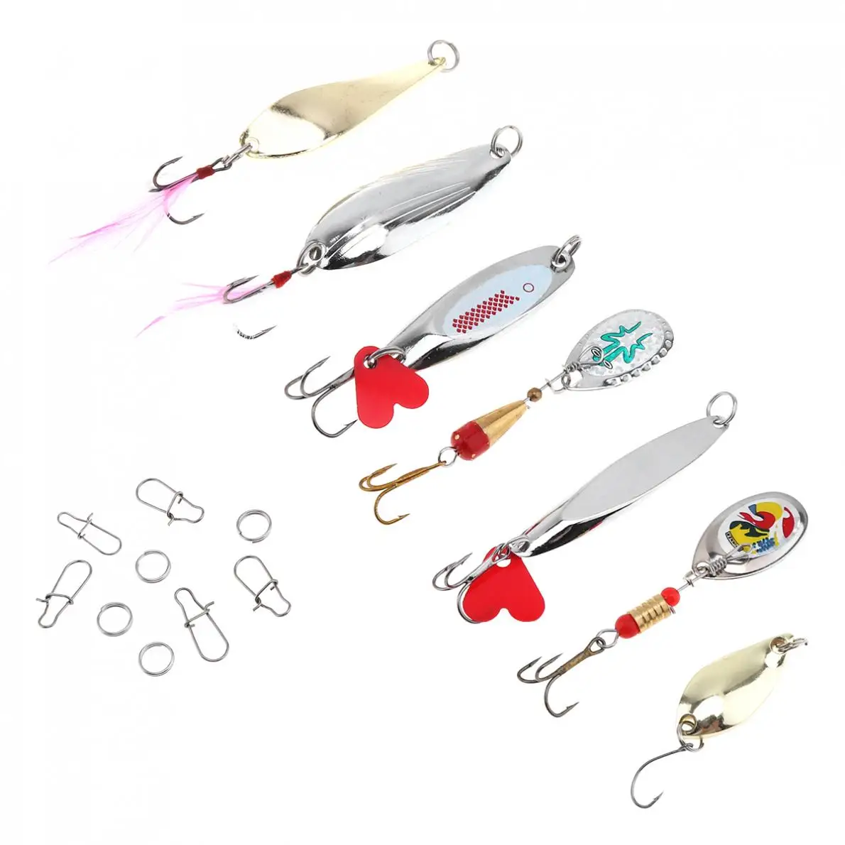 7 шт./лот супер-ценность рыболовные снасти для ловли карпа с тройным