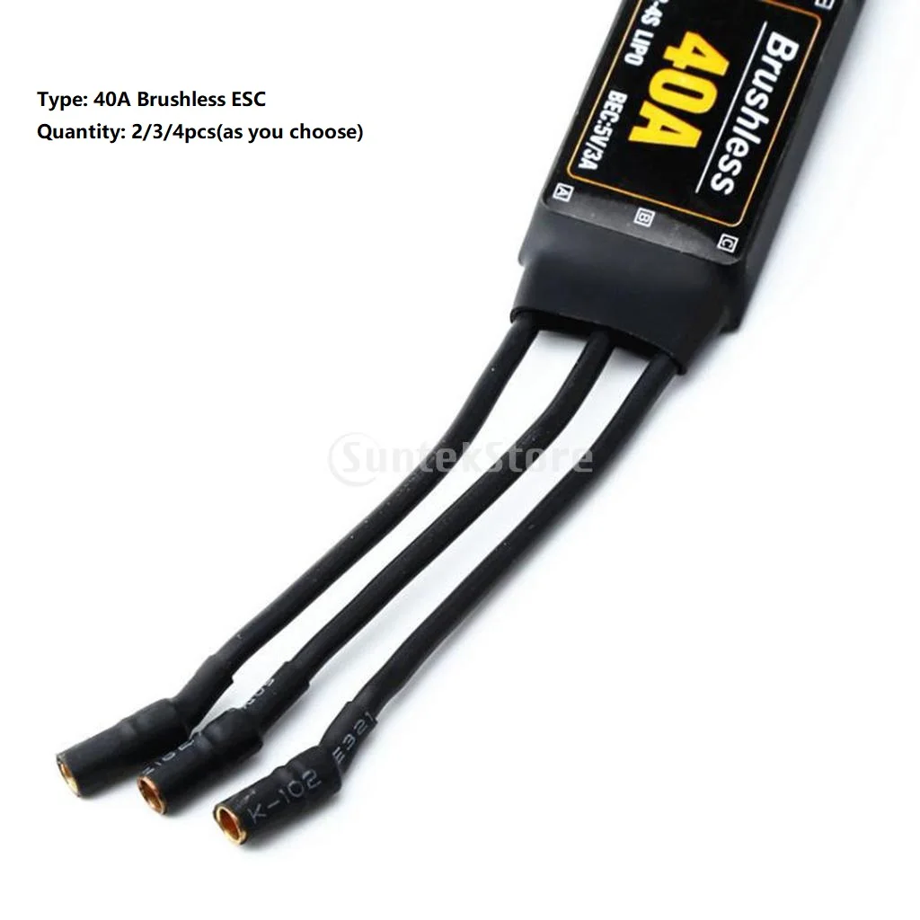 

40A Controller ESC With & Banana RC Drone Parts Accessory 2-4pcs