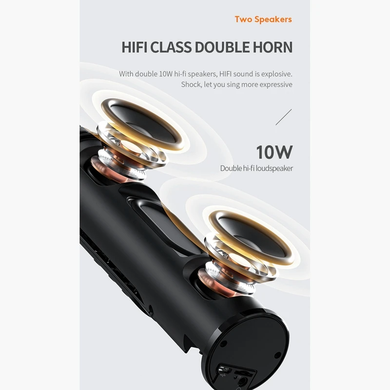 K1 беспроводной Bluetooth микрофон волшебный звук для прямого эфира пение встроенная