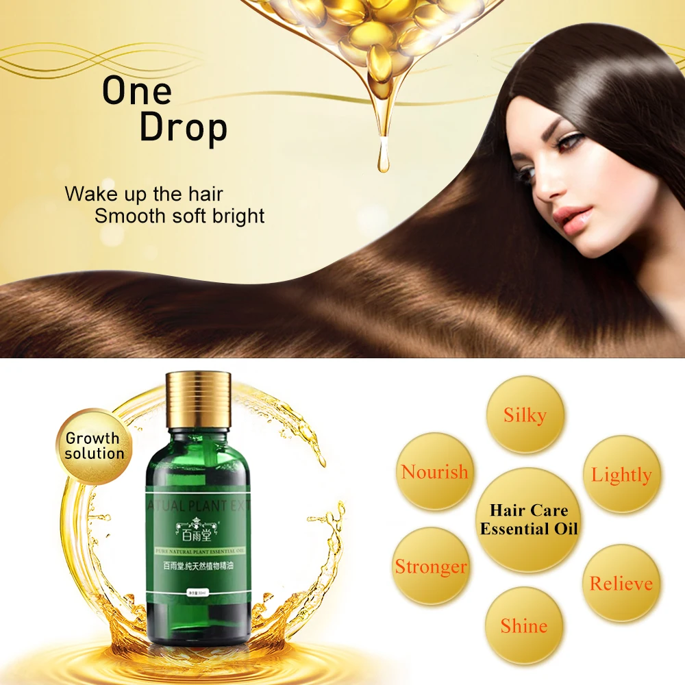 

Hair Growth Essential Oils Essence Anti Hair Loss Products Health Care Beauty Faster Grow Beauty Dense Hair Care Liquid Serum