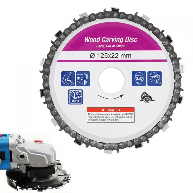 

Circular Saw Blade 125mm Grinder Saw Disc Carbide Tipped Wood Cutting Blade Power Tool Accessories Chain Saw Disc