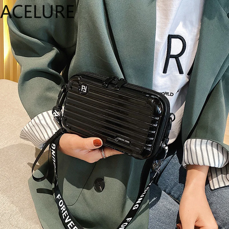 

ACELURE Summer Personality Creative Travel Messenger Small Bag Luggage Shape Small Shoulder Bag Female Purse Mobile Phone Bags
