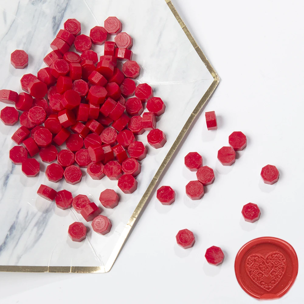 100 шт./лот ретро штамповка запечатывание восковых бусин восковое уплотнение