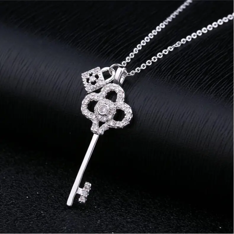 Женское колье чокер LZX белое/розовое золото с фианитом и кристаллами|pendants for