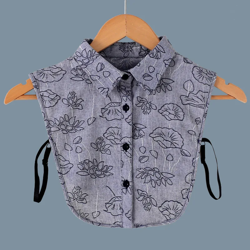 

Женская блузка-свитер с ложным воротником, со съемным воротником