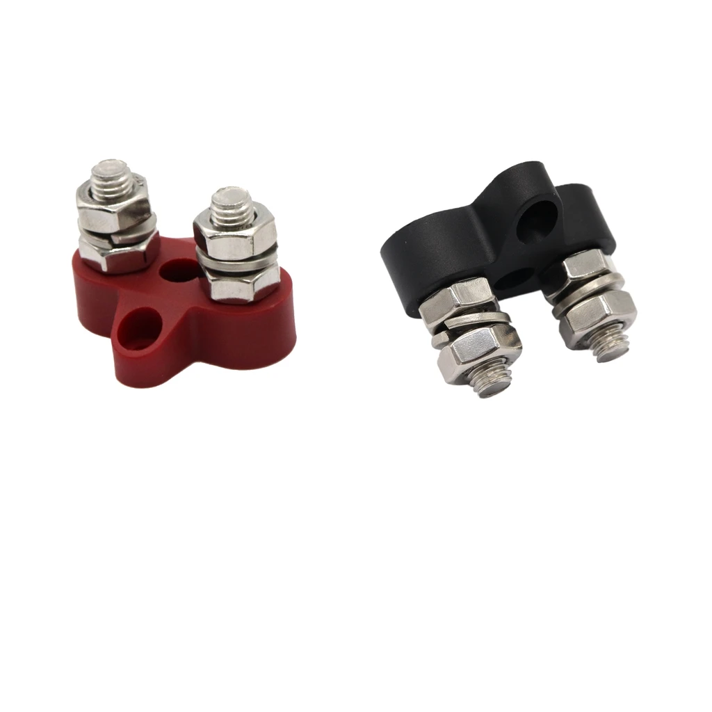 Красно-черный соединительный блок питания Набор изолированных клеммных
