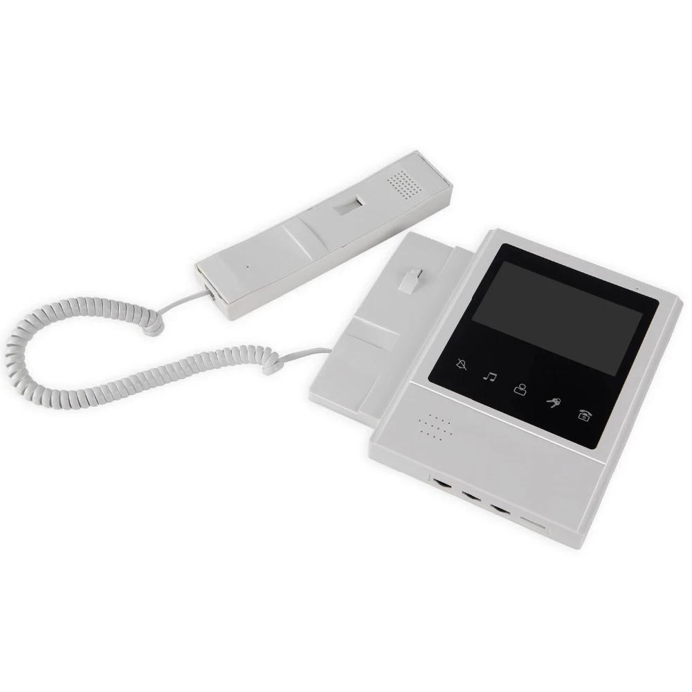 

4.3'' Wired Video Doorbell Intercom RFID Access Unlock Door Entry System Camera with 2/3/4 Monitor for Multi Apartment