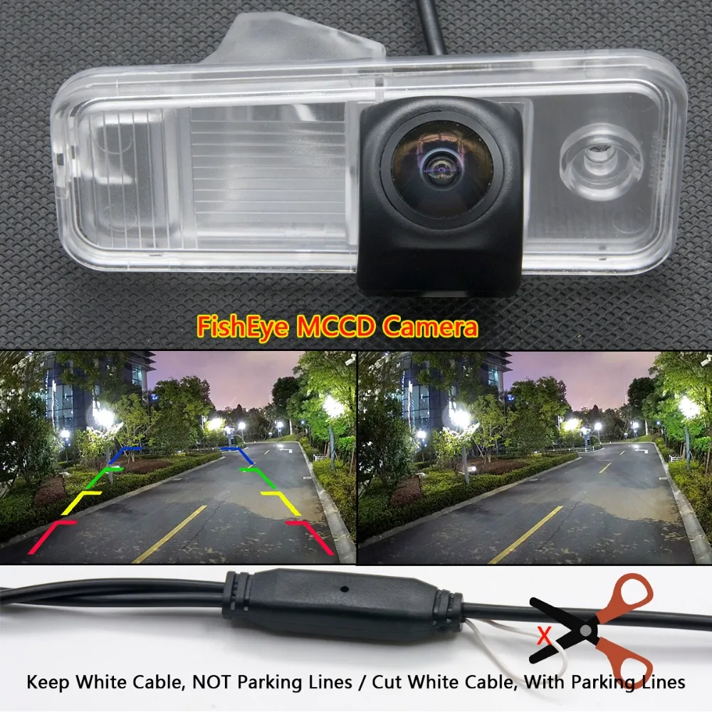 1080P рыбий глаз MCCD Starlight Car парковочная камера заднего вида для Hyundai Santa Fe IX25 2013 2014 2015