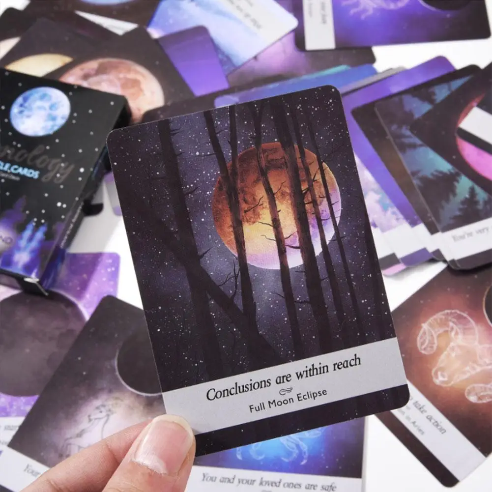 44 шт. набор карт Таро Moonology Oracle карты и руководство для английская колода