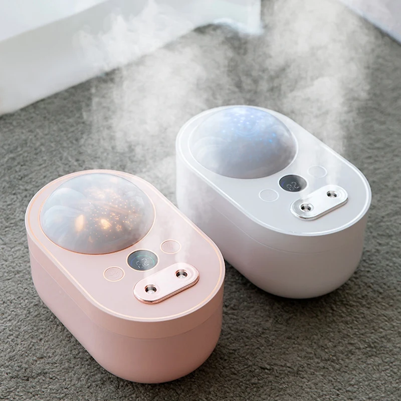 

Увлажнитель-ночник портативный с проекцией и аромадиффузором, 1000 мл