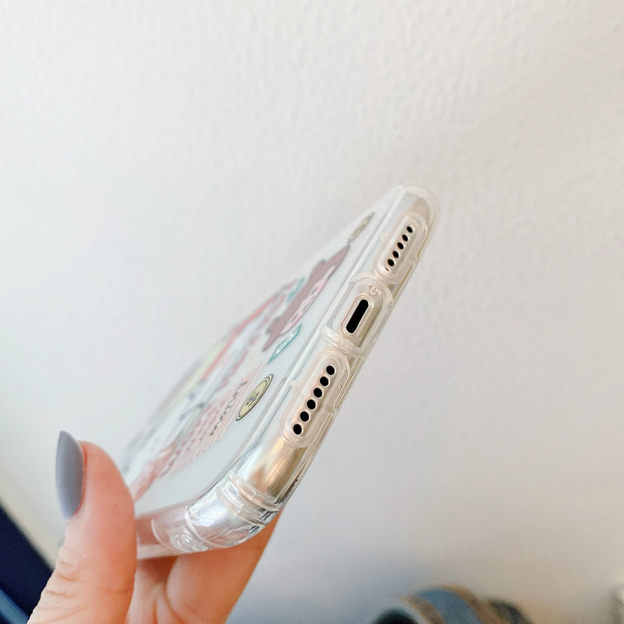 

Cartoon Cute White Bear Case for iPhone 12 Pro Max 11pro 11 XR 7 8 Plus X XS XR MAX Clear Laser Clear Lens Protect Cover SE 2020