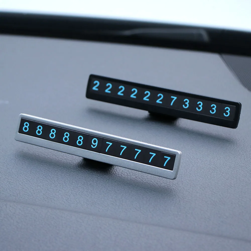 Универсальный номер телефона автомобильная номерная табличка для парковки