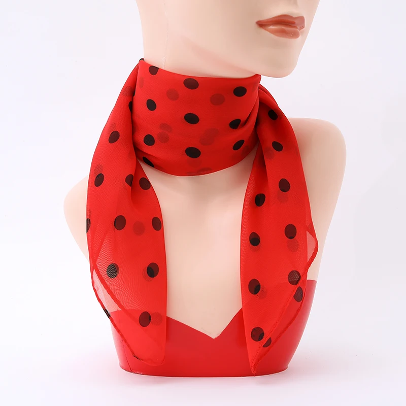 

Женский шифоновый шарф-повязка на голову, 65 х65 см