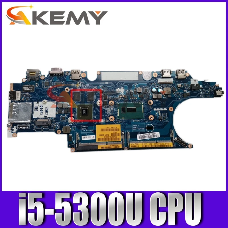 

Оригинальная материнская плата для ноутбука DELL Latitude E5450 0FT730 CN-0FT730 SR23X i5-5300U Процессор ZAM71 LA-A904P материнская плата дальнейшему улучшению качест...