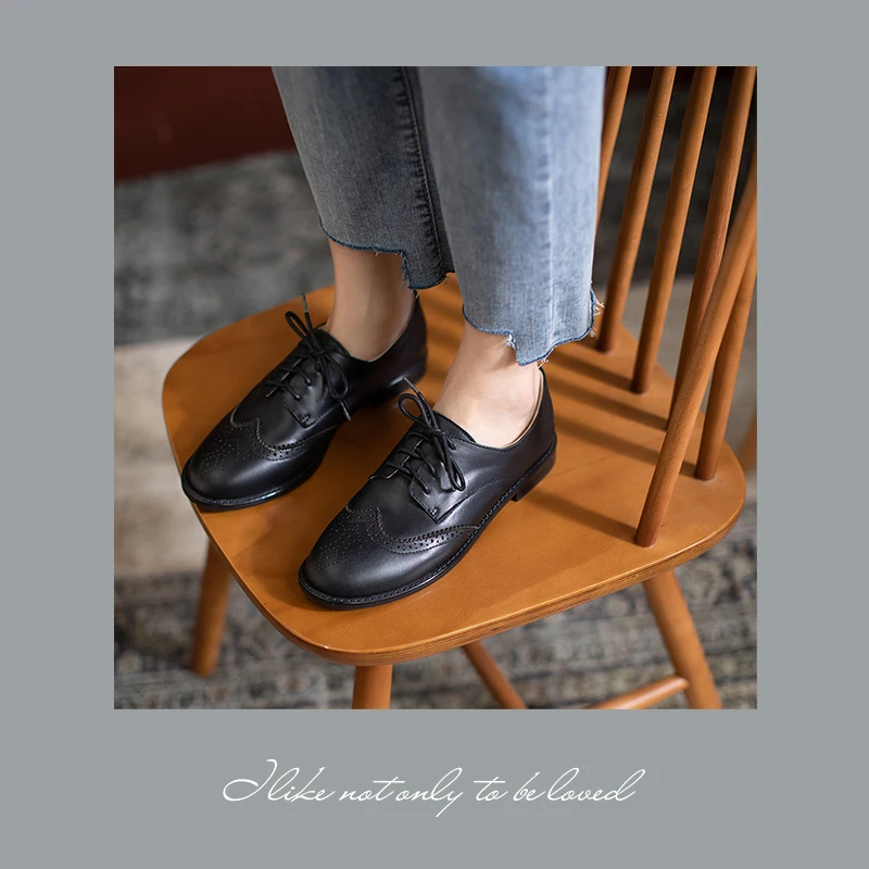 

2021 spring and autumn new simple wind head single shoes