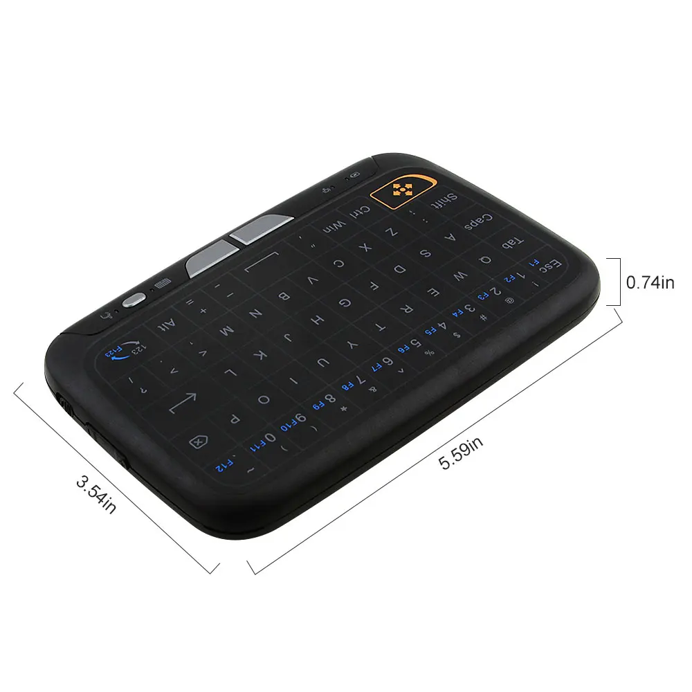 Беспроводная мини-клавиатура H18 Air Mouse полноэкранная Сенсорная панель 2 4 ГГц