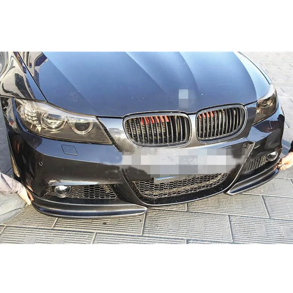 Для BMW 3 серии E90 LCI M Sport Sedan 4 дверный 2009 2011 передний бампер разветвители губы из