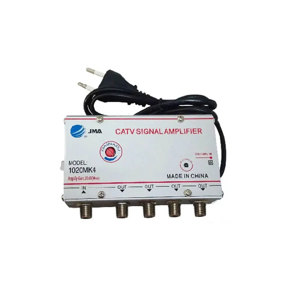3 Way (2ways 4ways ) 20db VCR CATV Cable TV Antenna Signal Amplifier Booster Satellite Splitter (Eueope Plug) | Автомобили и