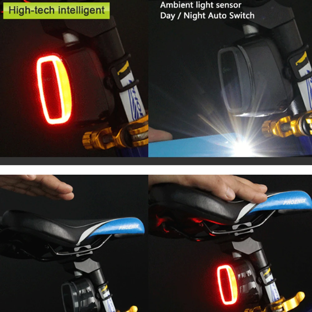 

Bike light Smart Brake Bicycle Rear Led Taillight USB Rechargeable Flash light MTB Bicycle lights Lantern Cycling Accessories