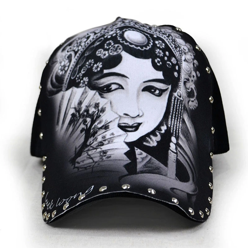 Оригинальная Классическая бейсболка с ручной росписью для мужчин и женщин