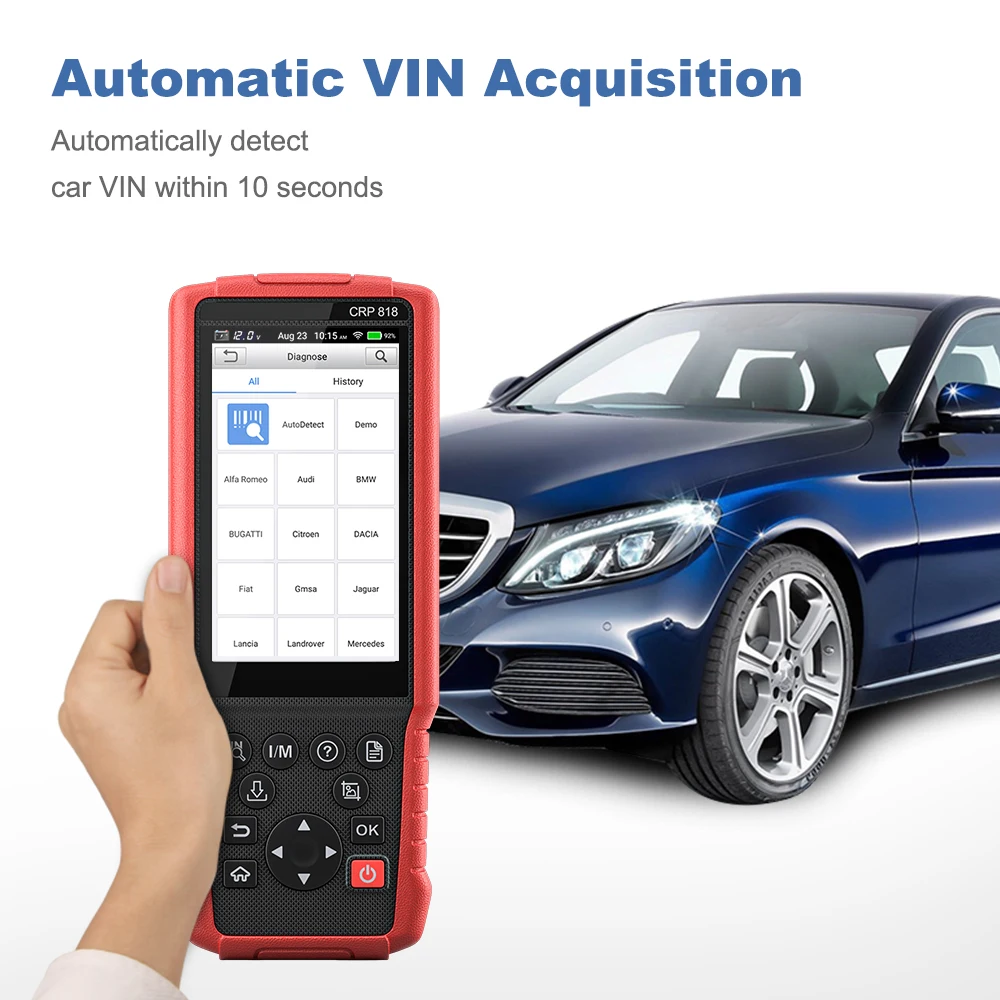 LAUNCH X431 CRP818 CRP 818 автоматический диагностический инструмент для