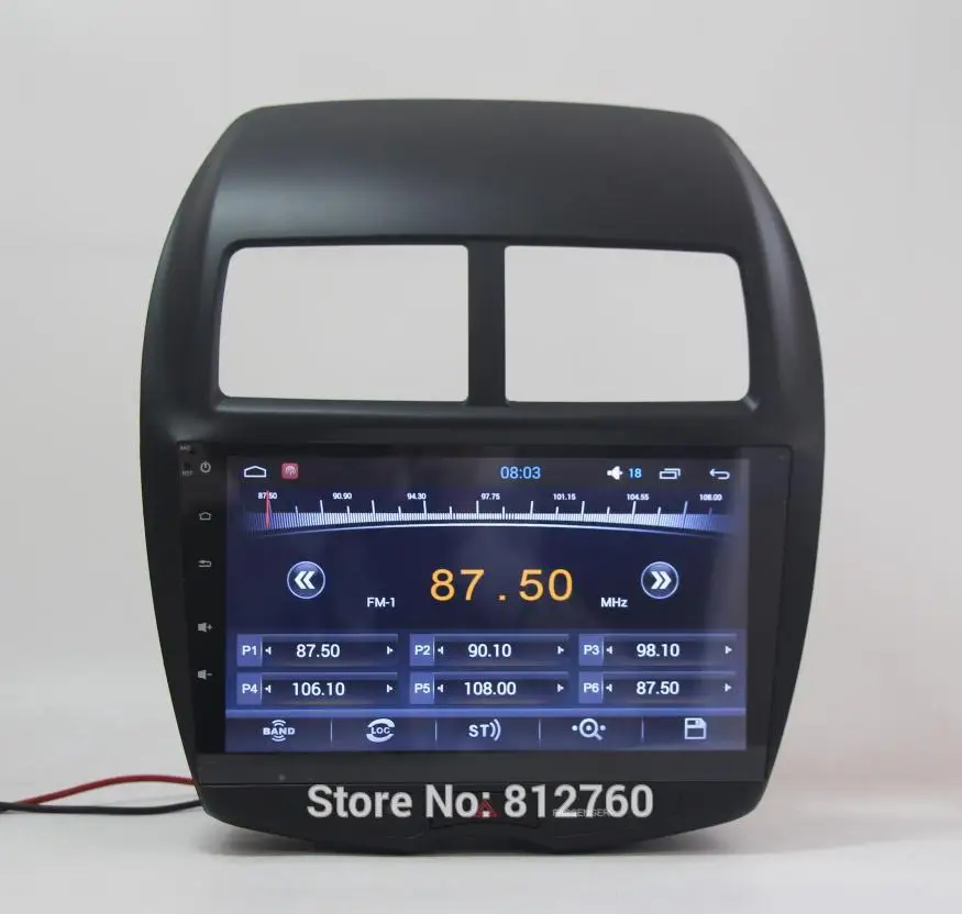 RK3188 четырехъядерный 1024*600 Android 5 1 автомобильный DVD (No) плеер для Mitsubishi ASX с GPS