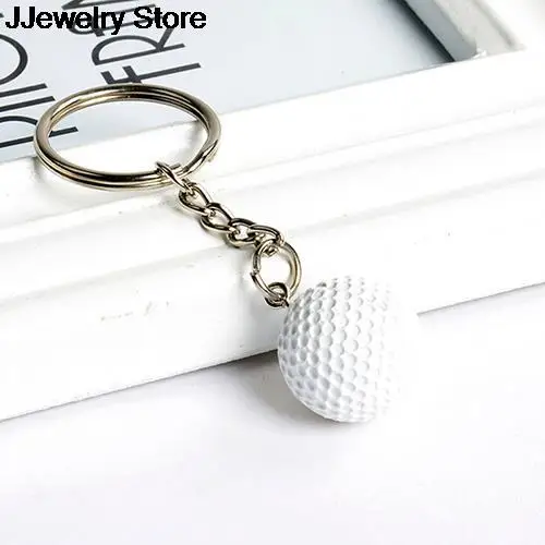 Горячая Мода Футбол Баскетбол Гольф мяч подвеска брелок Металлический спорт