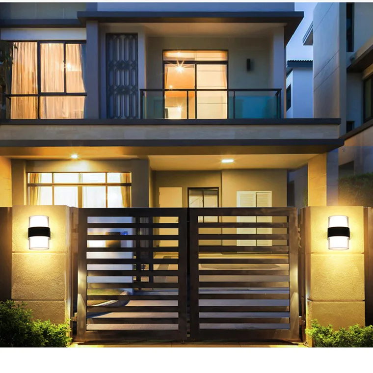 Светодиодный настенный светильник IP65 Водонепроницаемый Открытый садовый 85-265 в