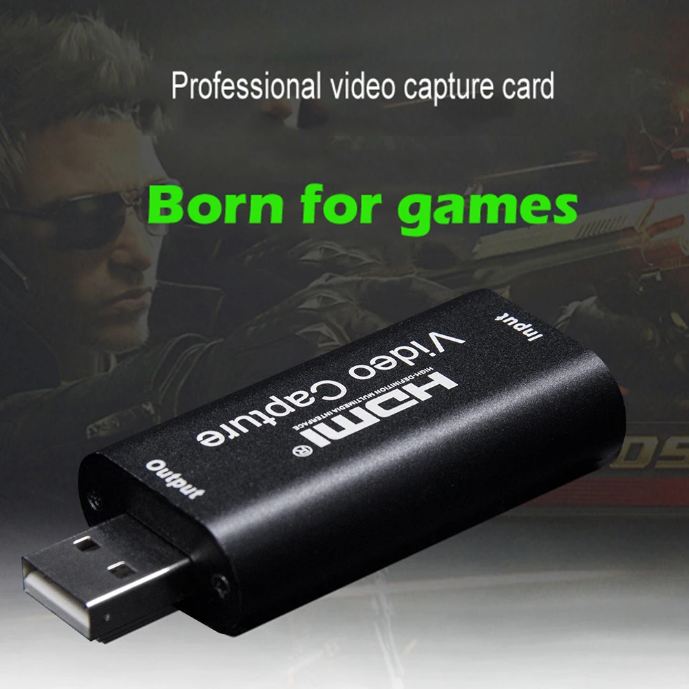 Карта захвата аудио-и видеосъемки USB 2 0 HD 1 канал HDMI-совместима с 1080P карта