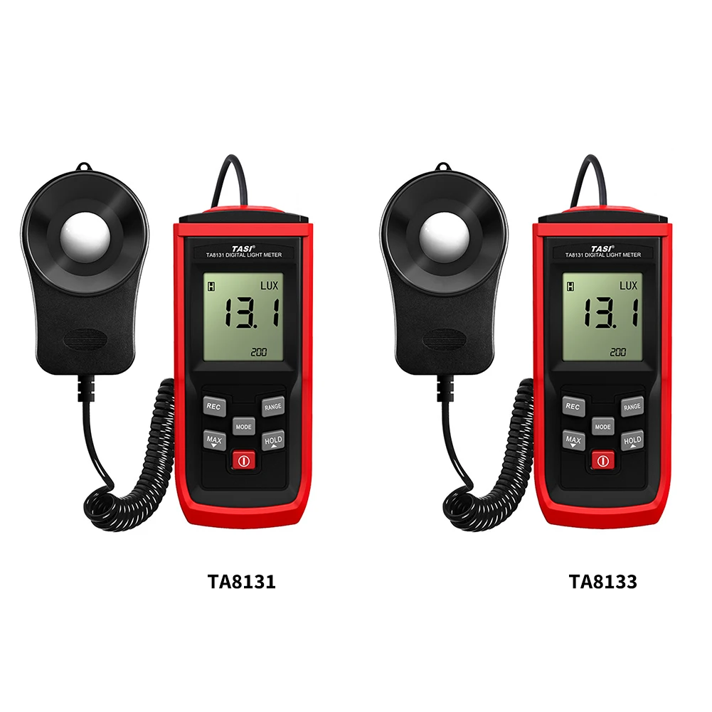 TASI ручной ЖК дисплей люминометр Мини цифровой фотометр люксметр светильник