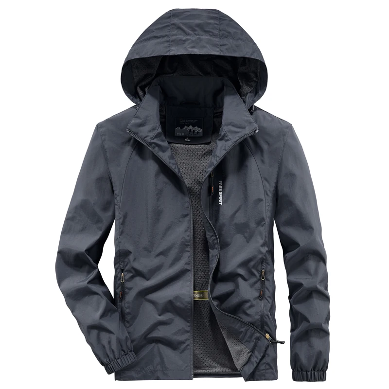Новинка 2022 осенне-Весенняя Мужская ветрозащитная куртка в стиле милитари