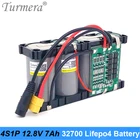 Аккумулятор Turmera 32700 Lifepo4 4S2P, 12,8 в, 14 А  ч, с 4S, 40 А, сбалансированный BMS для системы усталочной и бесперебойной ткани
