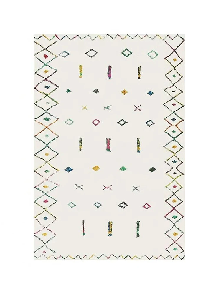 Скандинавские свежие ворсистые ковры для гостиной домашний Пушистый Ковер