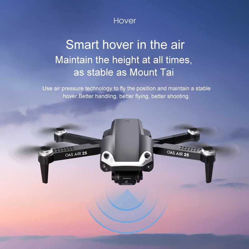 Новинка 2021 Z608 мини Дрон 4K HD с двумя объективами аэрофотосъемка фиксированной