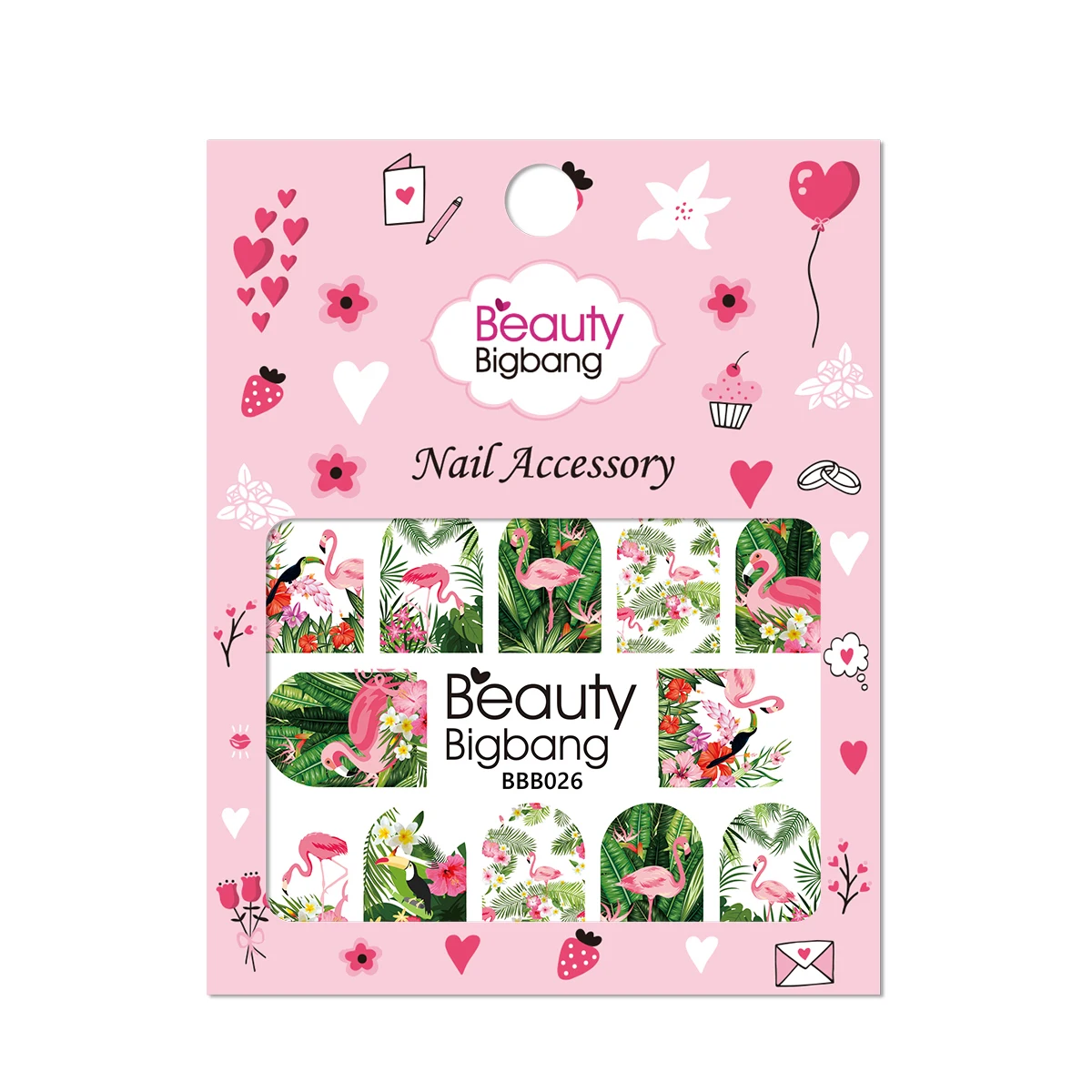 BeautyBigBang 1 лист наклейка на ногти водная слайдер украшение Пасхальный Кролик Дизайн Маникюр передача DIY наклейки BBB022