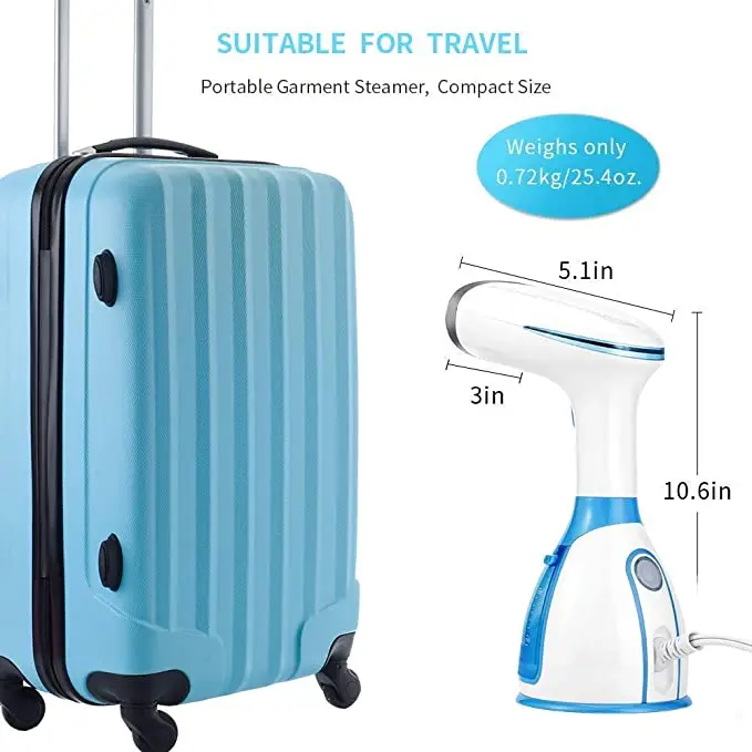 Портативный ручной отпариватель для одежды с функциями глажка отпаривание