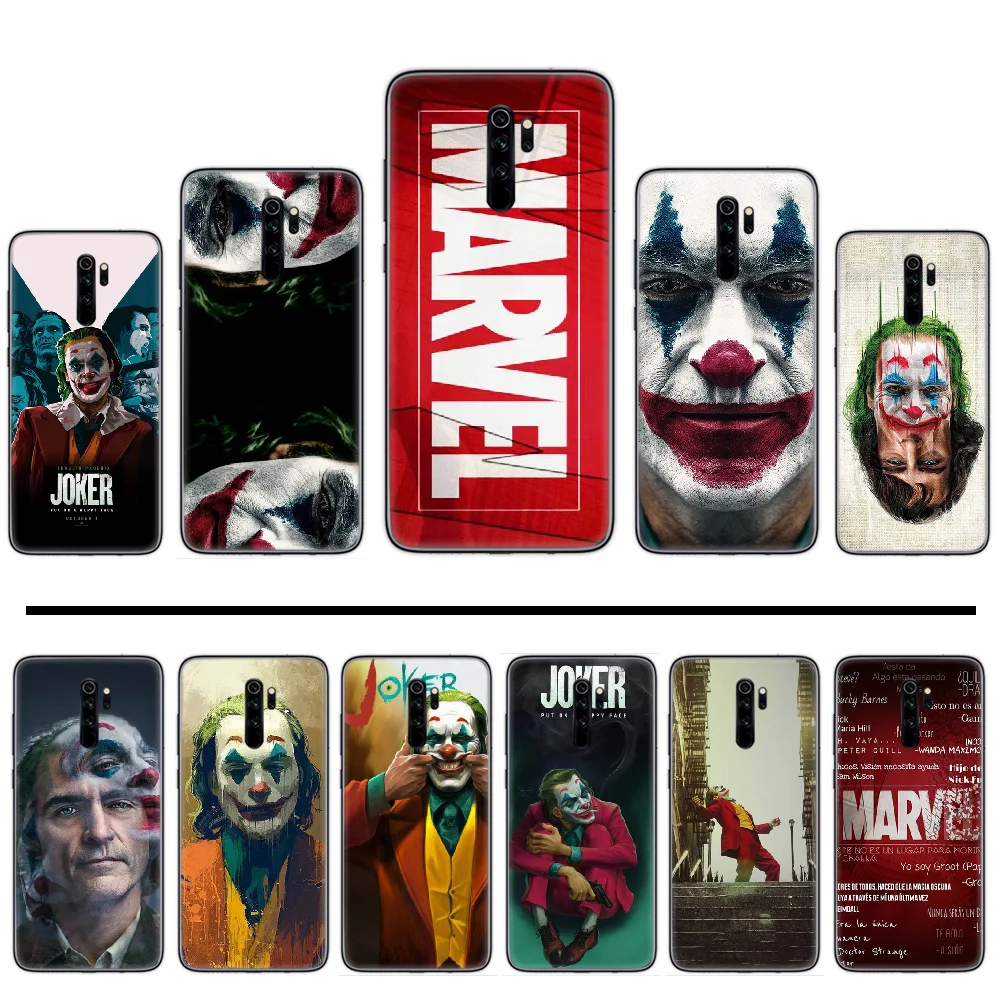 Новый черный чехол для мобильного телефона Marvel mafex joker xiaomi Redmi 5 5A plus 7A 8 note 2 3 4 6 7 GO K20