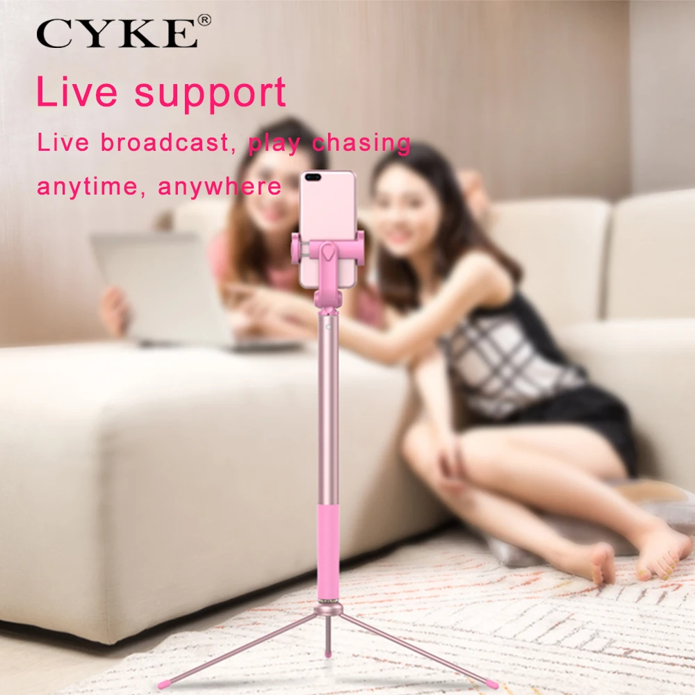 

CYKE Tripod Monopod Bluetooth Selfie Stick with Remote for iPhonex xr xs Android