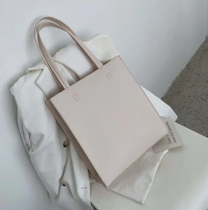 JJDXBPPDD модная Маленькая женская кожаная повседневная сумка тоут однотонная