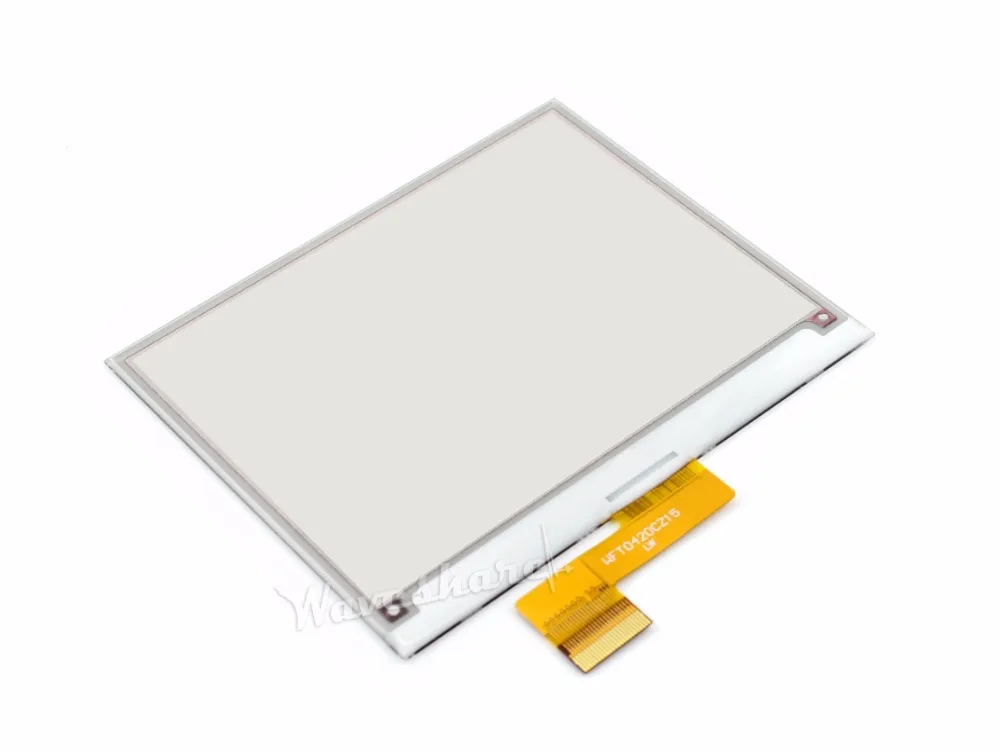 Необработанный дисплей 4 2 дюйма E-Ink 400x300 три цвета дисплея: красный черный белый.