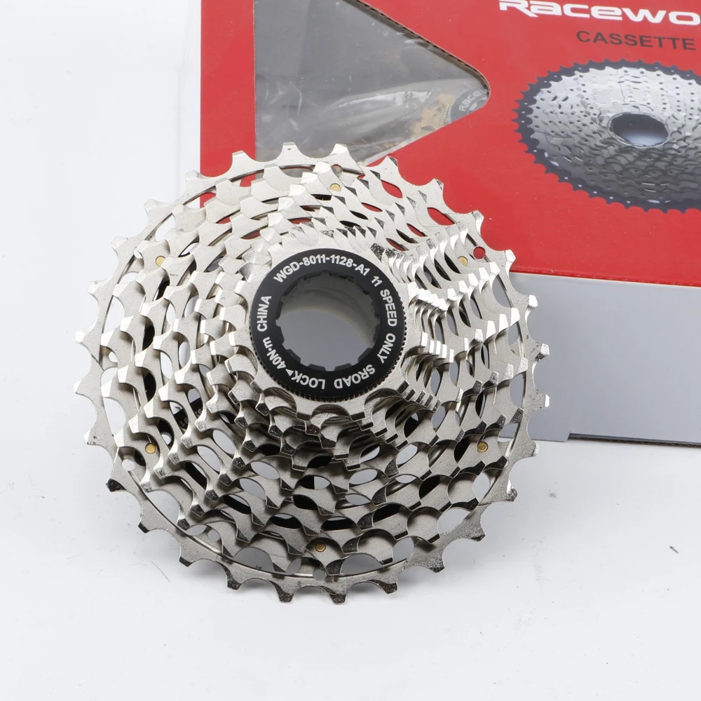 RACEWORK легкий 11 скоростной дорожный велосипед кассета 28T ~ 176g для Shimano R9100 SRAM