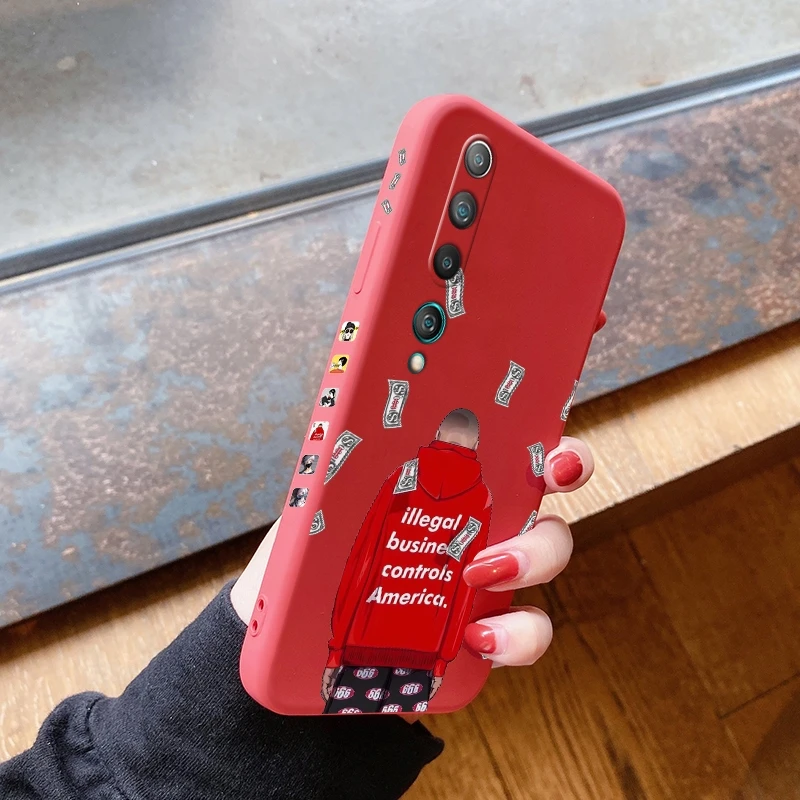 

Чехол для Xiaomi MI 10 Lite 10 Youth 5G 10 PRO 10T PRO 10T Lite, чехол с узором в виде карты, задняя крышка с защитой от падения, силикагелевый чехол