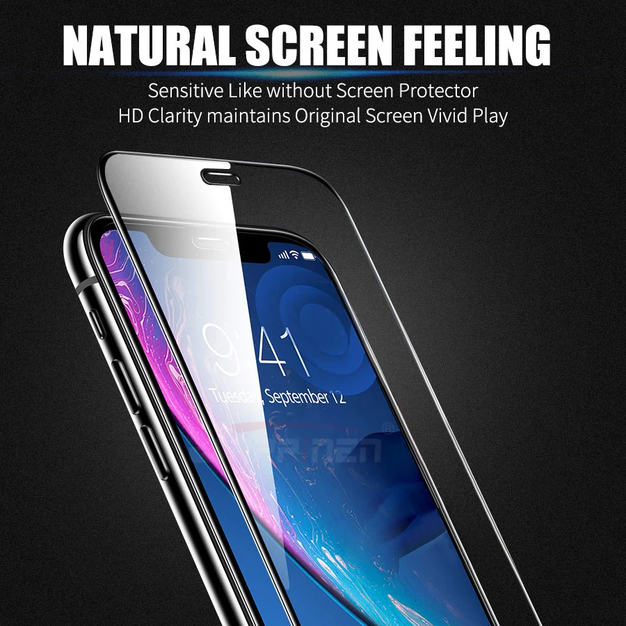 20D полное покрытие закаленное стекло для iPhone 12 mini Pro Max Защита экрана 11 XR XS X 7 8 6 6S Plus