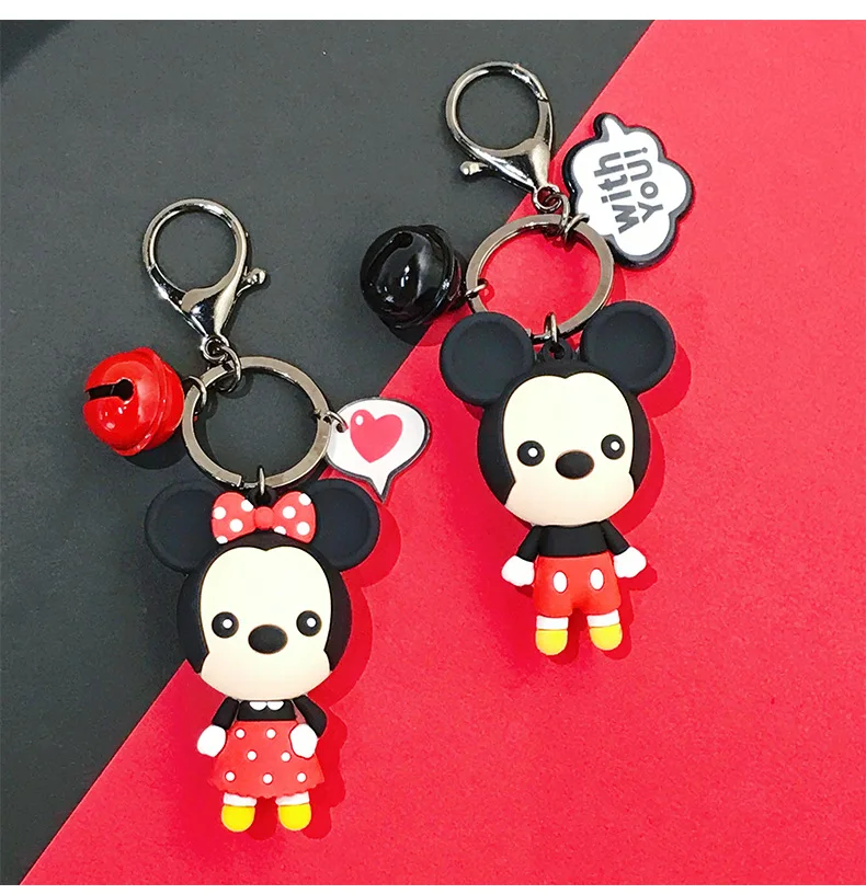 4 стиля Микки и Минни брелок с мышью мультфильм сумка Подвеска талисманы