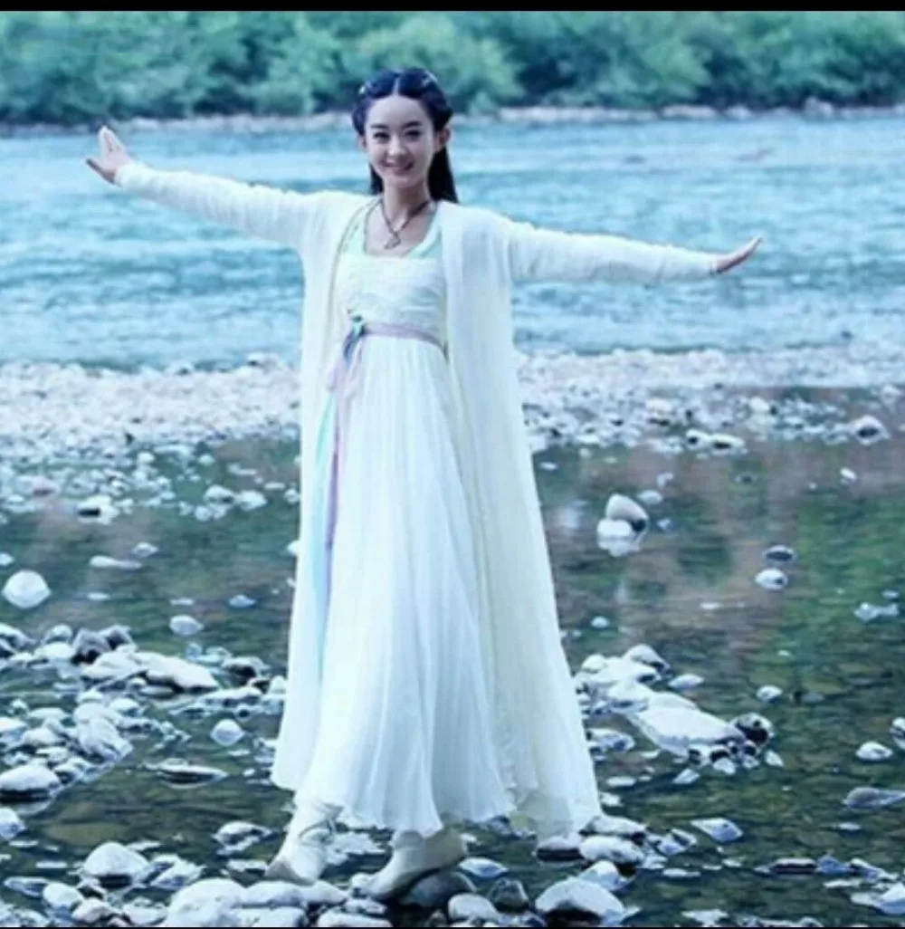 Летний китайский традиционный ханьфу 2020 Женский костюм династии Цин мужские