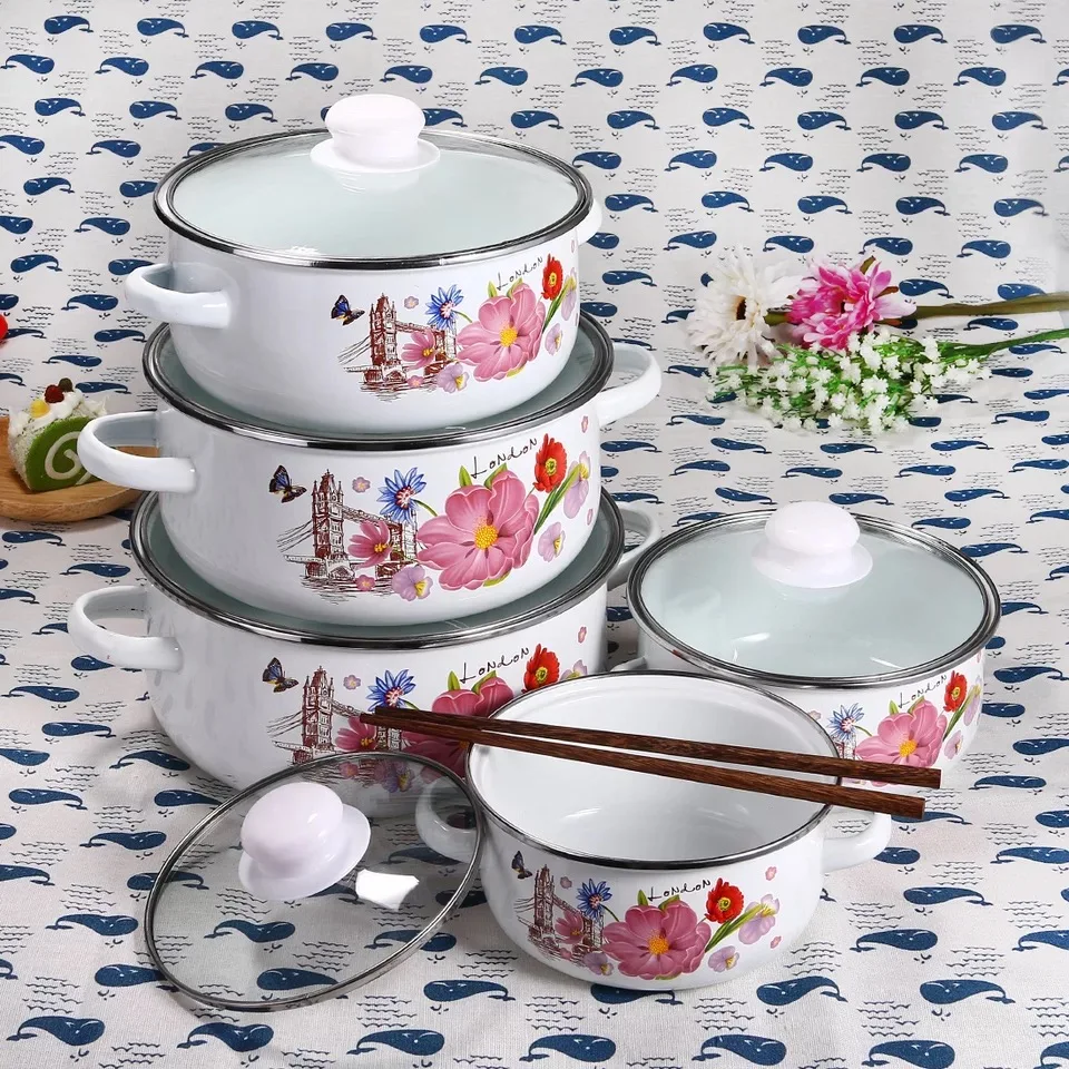 товары для кухни Набор инструментов приготовления пищи 5 кастрюль набор 1 литров