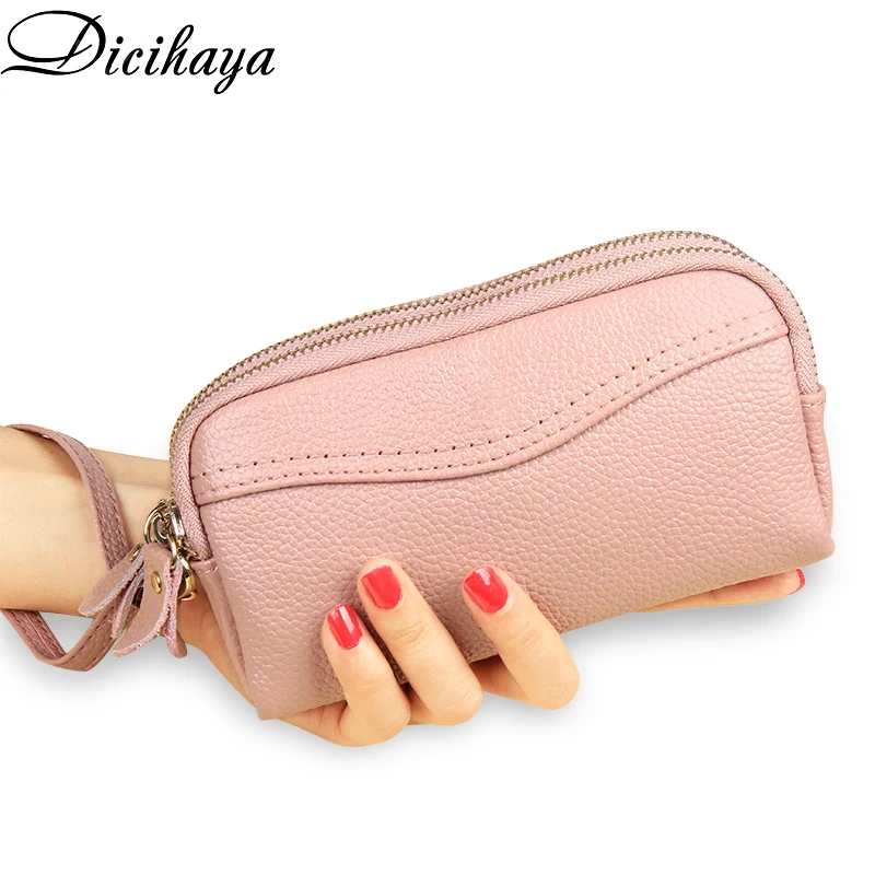 DICIHAYA Кошелек для монет женские кошельки винтажные тонкие короткие на молнии
