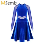 Платье для катания на коньках, с длинным рукавом